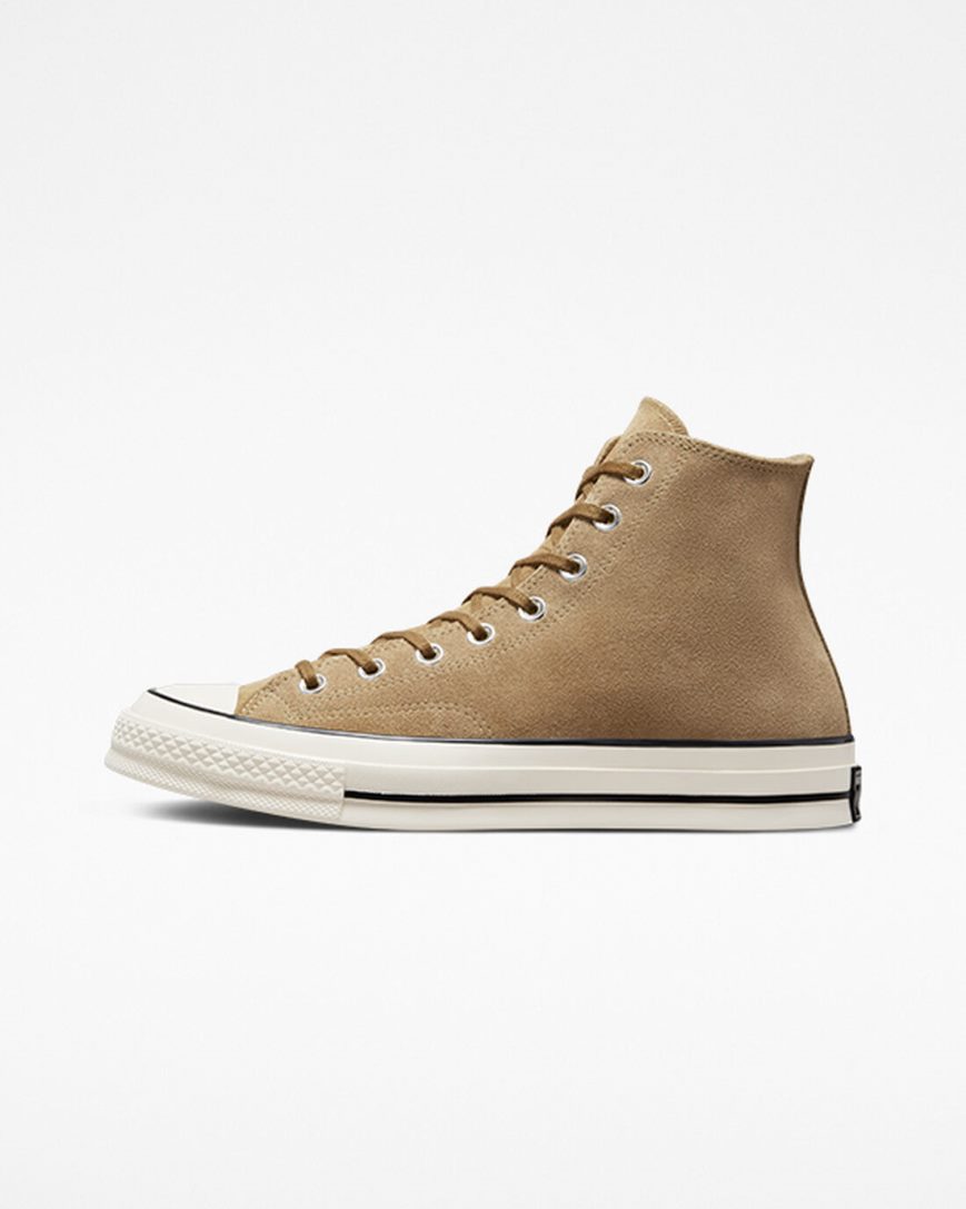 Tenisi Inalti Barbati Converse Chuck 70 Piele Intoarsa Maro Negrii | RO ZLIGX918